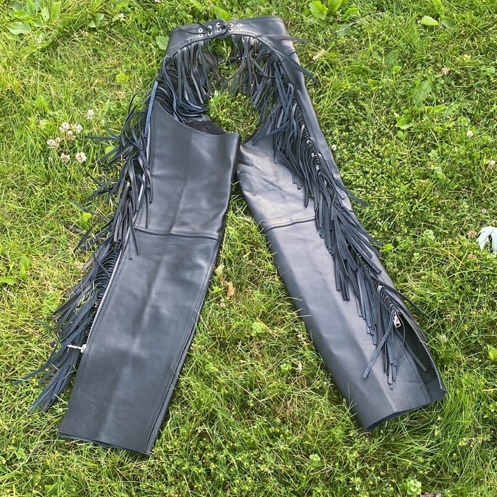 Fringe Leather Chaps